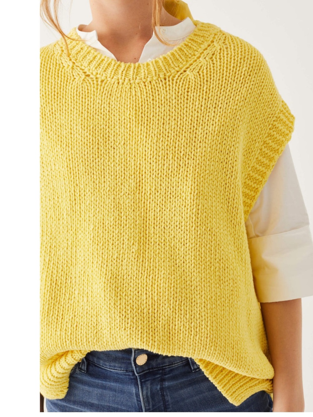 Voyageur by Mersea
Yellow sweater tank